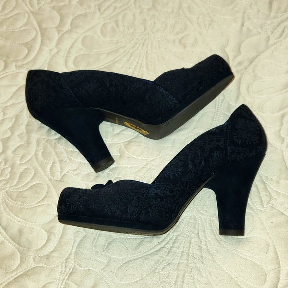 Ruby Shoo Shoes Ruby Shoo Nero Navy Blue Polka Dot Hannah Vintage Look Pump Poshmark